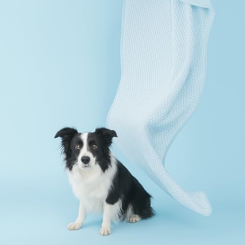 Mewfort Woofry Double-Sided Pet Cooling Blanket, QMAX>0.5 Pet Throw Blanket, Scratch & Chew Resistant Dog Cooling Mat, Lig...
