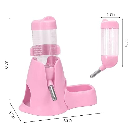 Shudyear 3 in 1 Pet Automatic Water Dispenser PP Water Bottle No Drip Small Pet Water Bottle for Dwarf Hamster Mouse Rat H...