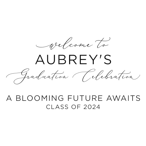 Welcome to The Graduation Celebration Flower Box Welcome Sign, Graduation Party Decorations 2025, Personalized Graduate Vi...