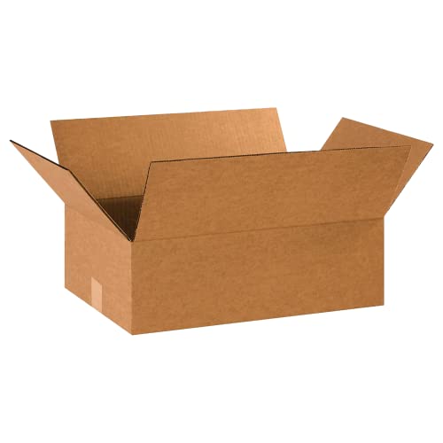 Partners Brand 18x12x6 Corrugated Cardboard Boxes, 18"L x 12"W x 6"H, Pack of 25 | Shipping, Packaging, Moving, Storage Bo...