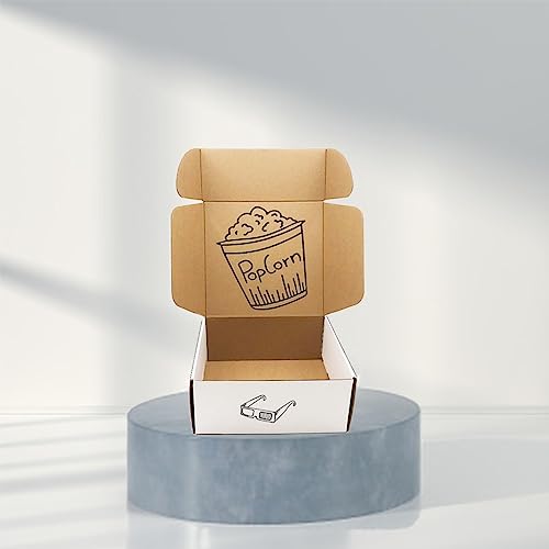 Shipping Boxes 9x9x4 inch Pack of 20，Livejun White Corrugated Cardboard Box Mailer Boxes for Packaging Small Business Ship...