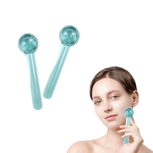 SportEmblema Ice Globes for Face & Eyes,Facials Cold Roller Cooling Globes for Skin Tightening & Anti-Aging Reusable Ice F...