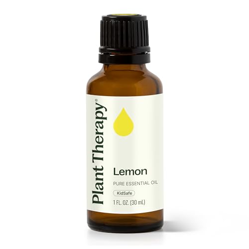 Plant Therapy Lemon Essential Oil for Diffuser 30 mL (1 oz) 100% Pure, Undiluted, Natural Aromatherapy, Lemon Oil for Skin...