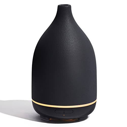 InnoGear Oil Diffuser, 150ML Ceramic Diffuser for Essential Oils Handcrafted Aromatherapy Diffuser Mother's Gift Ultrasoni...