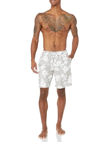 Amazon Essentials Men's 9" Swim Trunks with Mesh Lining, Pockets, Drawstring Closure