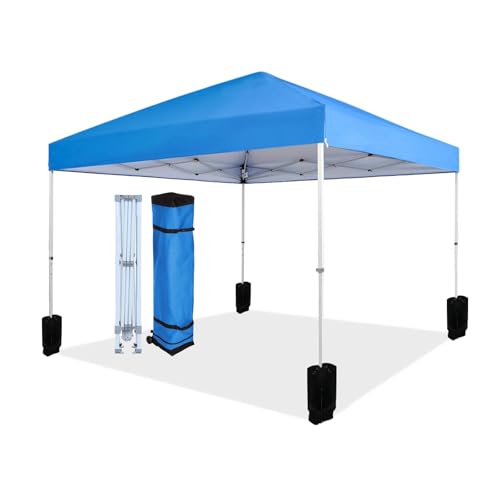 Amazon Basics Outdoor Pop Up 10 x 10 Canopy Tent for Events, Portable with Easy Setup, Sun Shelter for Outdoor Activities,...