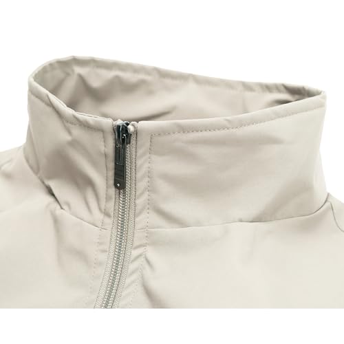 MANLUODANNI Men's Lightweight Vest Sleeveless Outdoor Work Jacket for Travel Hiking Running