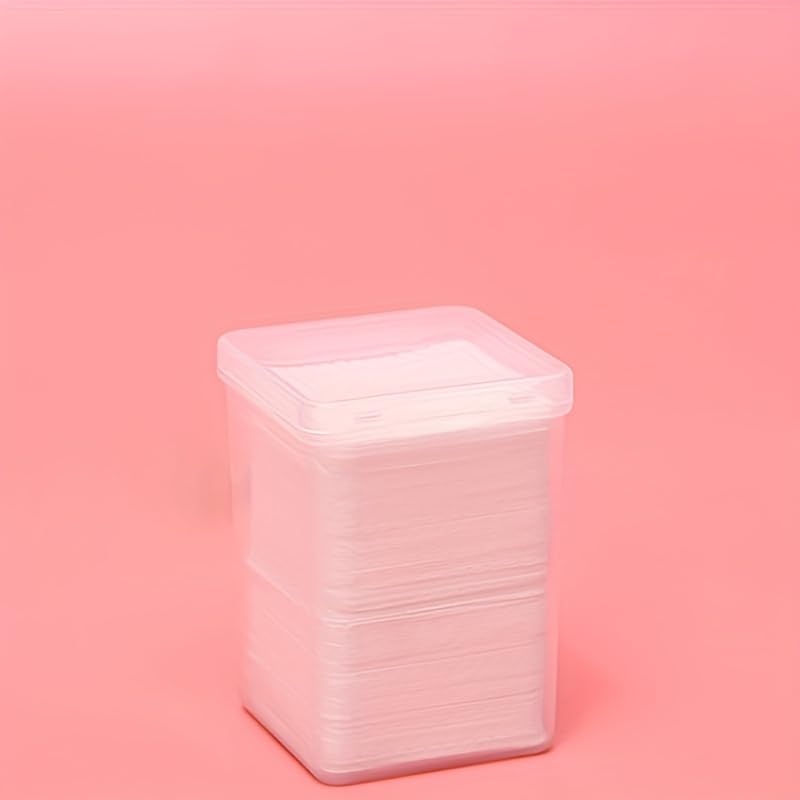 1pc Single Cotton Swab Storage Box Designed for Nail Art Suitable for Makeup Remover Wipes and Cotton Pads Square Transpar...
