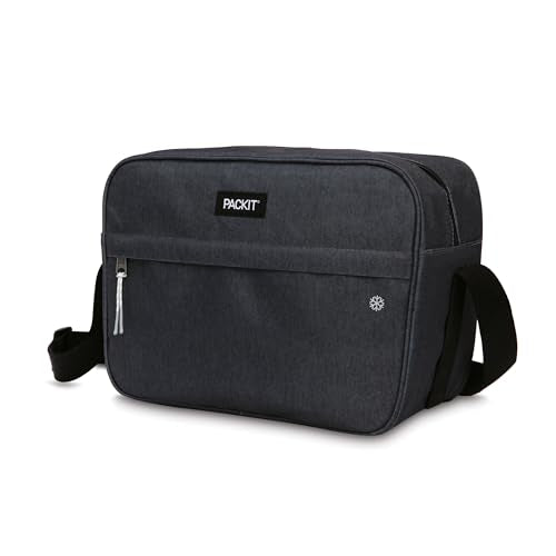 PackIt Freezable Zuma Can Cooler, Built with EcoFreeze Technology, Collapsible, Reusable, Zip Closure with Adjustable Shou...