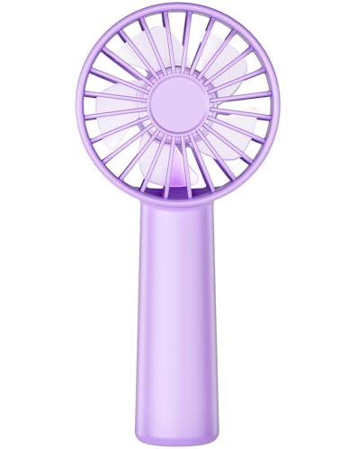 KIDEE Mini Portable Fan, Small Handheld Fan with 3 Speeds, Personal Hand Fans USB Rechargeable, Battery Operate for Outdoo...