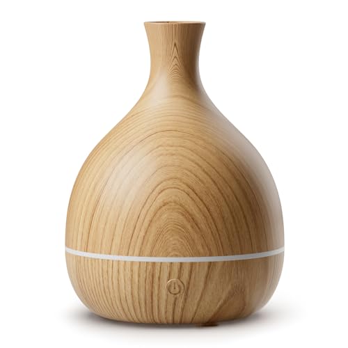 Cegsin Essential Oil Diffuser with Adapter, 100ml Small Aromatherapy Scent Machine for Home & Office Desk, 7 Color LED Coo...