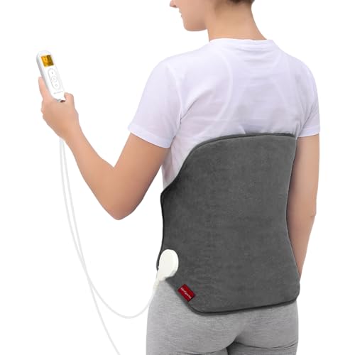 Heating Pad for Back, Comfytemp Mothers Day Gifts for Women Men Dad Mom, Large Electric Lower Back Heating Pad, FSA Eligib...
