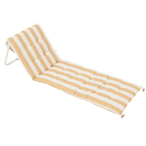 Sunnylife Foldable Outdoor Chair — Reclining Beach Chair for Adults with Carry Bag, Adjustable Backrest, Water-Resistant C...