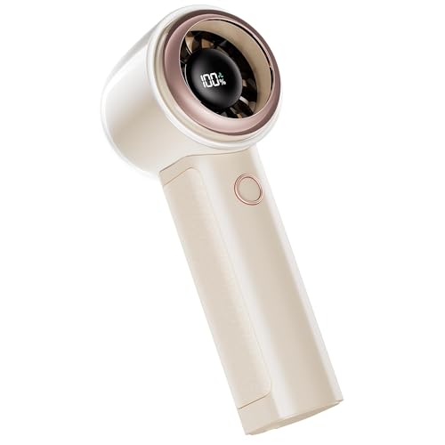 Portable Handheld Personal Cool Fan for Travel - 4000mAh Rechargeable Battery Powerful Mini Fan for Personal,Women,Men,150...