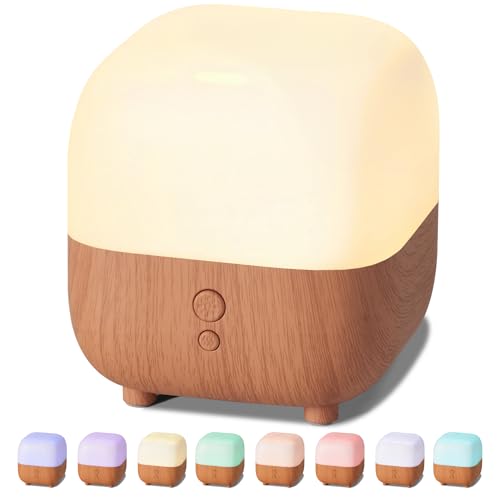 InnoGear 150ml Essential Oil Diffuser, 5-in-1 Diffusers for Home Scent 8 LED Color Aromatherapy Diffuser Air Desk Mini Hum...