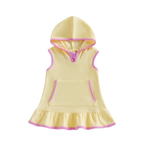 citgeett Toddler Little Girl Swim Cover Up Beach Towel Robe Bathing Suit Cover Ups Swimsuit Summer Baby Beach Essentials