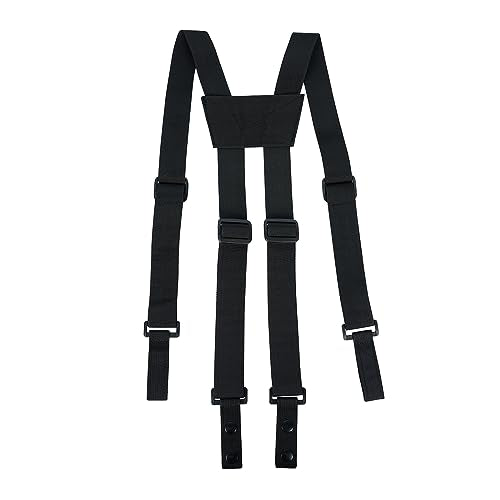 KUNN Tactical Suspenders Police Duty Belt Harness for Men,1.5 Inch Adjustable Tool Belt Suspender with 4 Loop Attachments,...