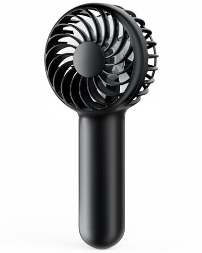 Gaiatop Mini Portable Handheld Fan, 3 Speed Powerful Battery Operated, Small USB Rechargeable Personal Fan for Makeup Eyel...