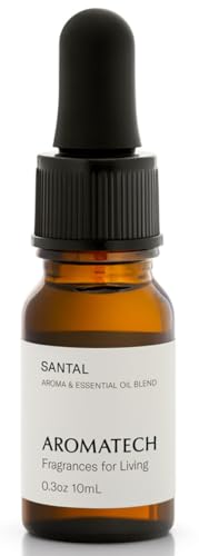 AromaTech Santal Aroma Essential Oil Blend: Luxury Hotel Inspired Aromatherapy with Amber, Vanilla, Cedar & Sandalwood for...