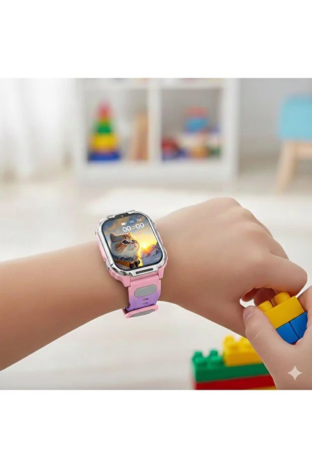 4G Kids Smart Watch With GPS Tracker, Video Call, SOS Safety Alert, WiFi Positioning, Camera, Sleep Monitor Pedometer Smartwatch For Boys And Girls