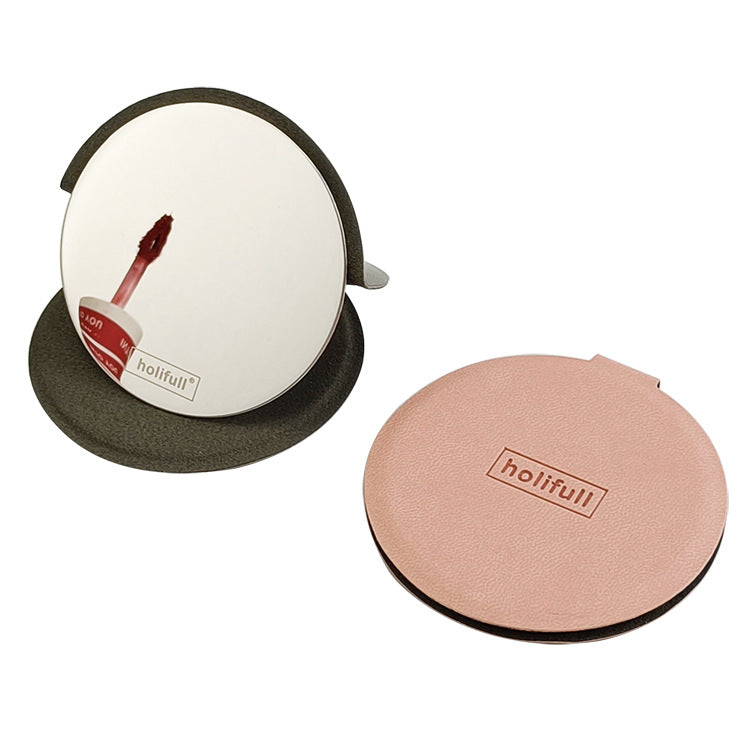 Japanese And Korean Round Portable Folding Makeup Mirror