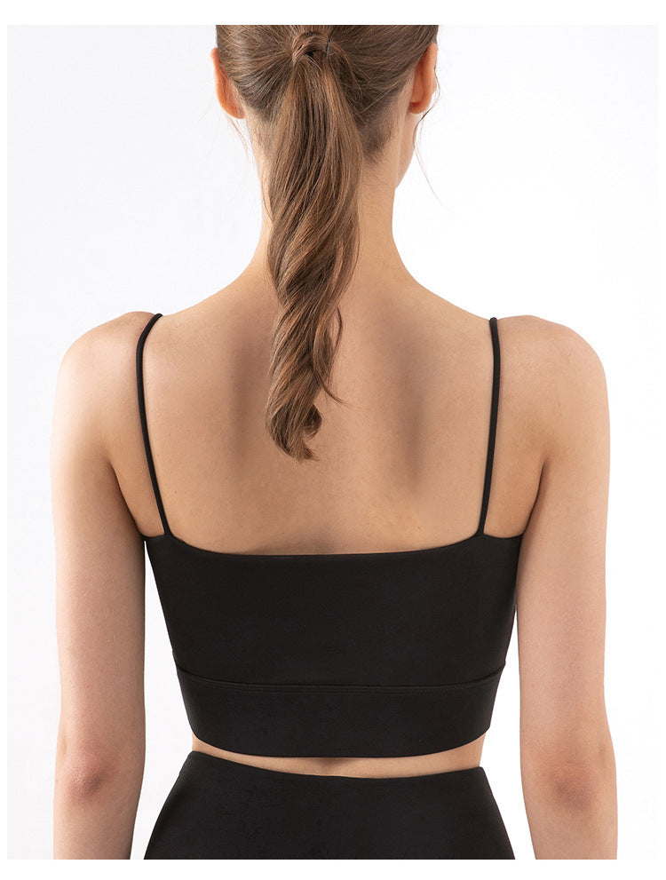 Thin Shoulder Beauty Back Exercise Vest With Chest Pad Female Yoga European And American Style Sling Workout Underwear