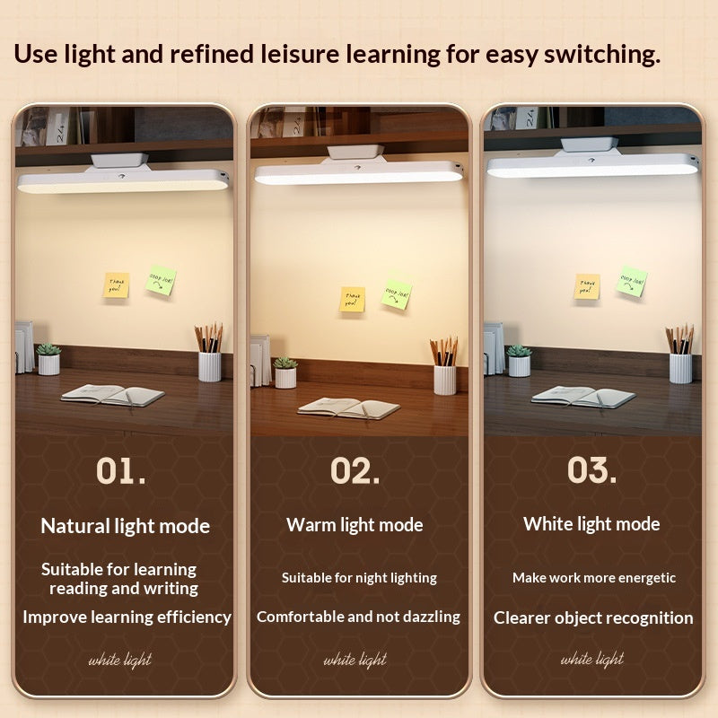 LED Smart Remote-controlled Wall-mounted Desk Lamp With Eye-care Stickers