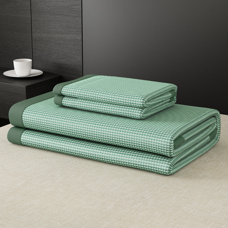 Silk Jacquard Cooling Bed Sheet Set