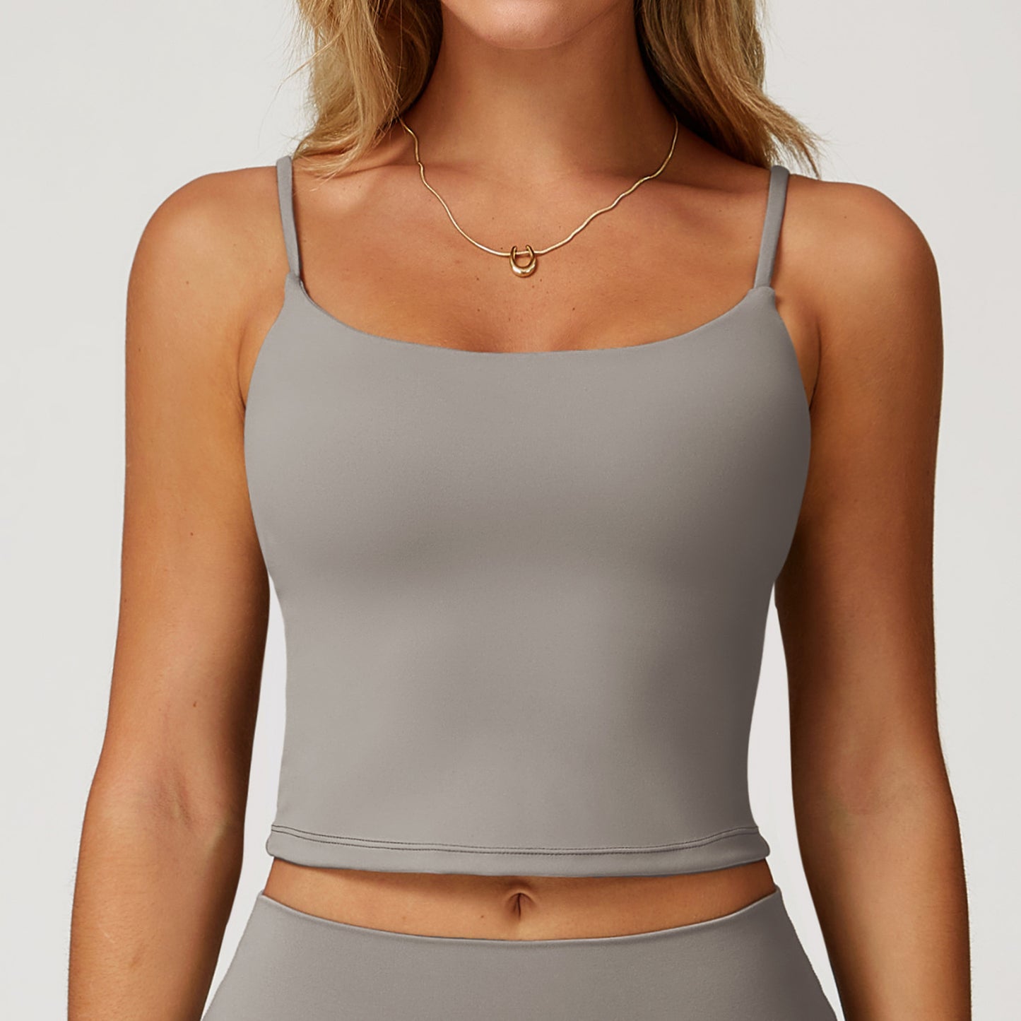 Brushed Yoga Vest Hollow Beauty Back Double-shoulder Strap Ladies