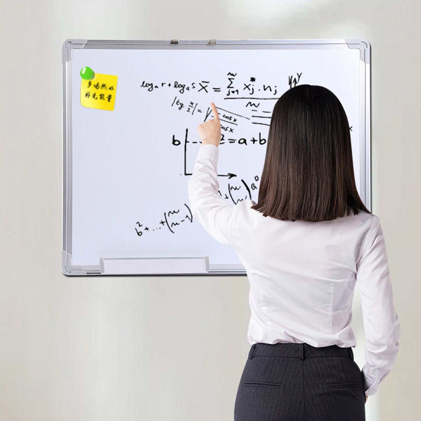 MAGNETIC WHITEBOARD SMALL LARGE WHITE BOARD DRY WIPE NOTICE OFFICE SCHOOL HOME