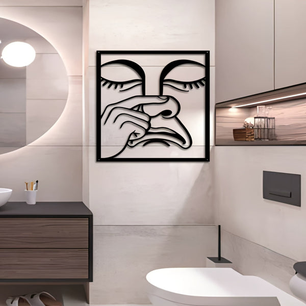 CIFbuy Funny Nose Picking Wall Art Trendy Home Decor For Holiday Gifts(TikTok, Temu Pick-up Service)