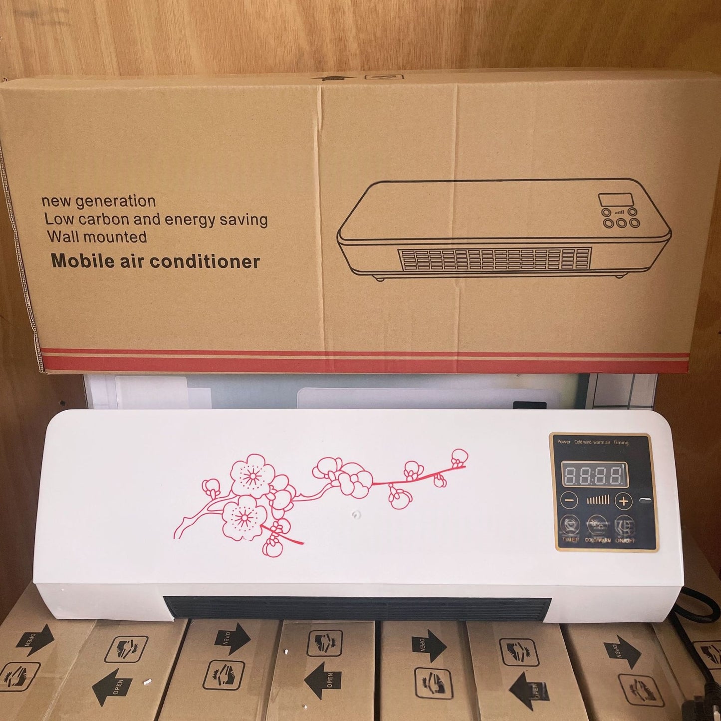 Dual-purpose Heating And Cooling Air Conditioner Fan, Small Size For Home Bathrooms