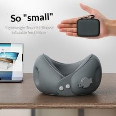 U-shaped Portable Neck Support With Charging Feature