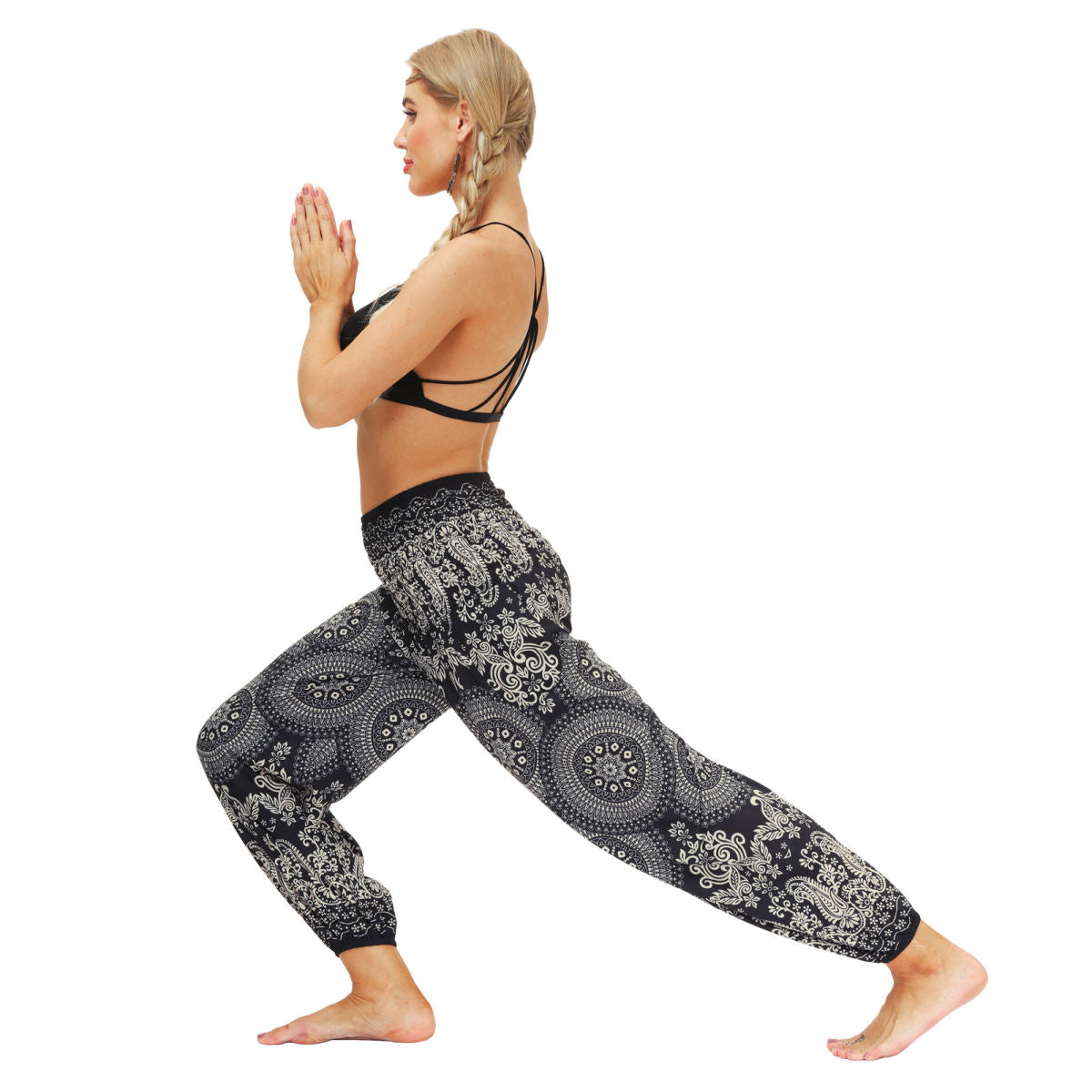 Printed Pop Ethnic Style Casual Women's Yoga Pants