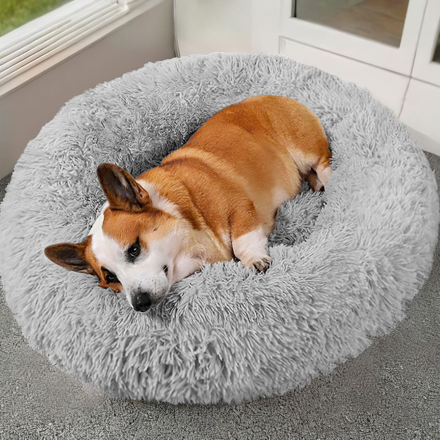Pet Dog Bed Soft Warm Fleece Puppy Cat Bed Dog Cozy Nest Sofa Bed Cushion