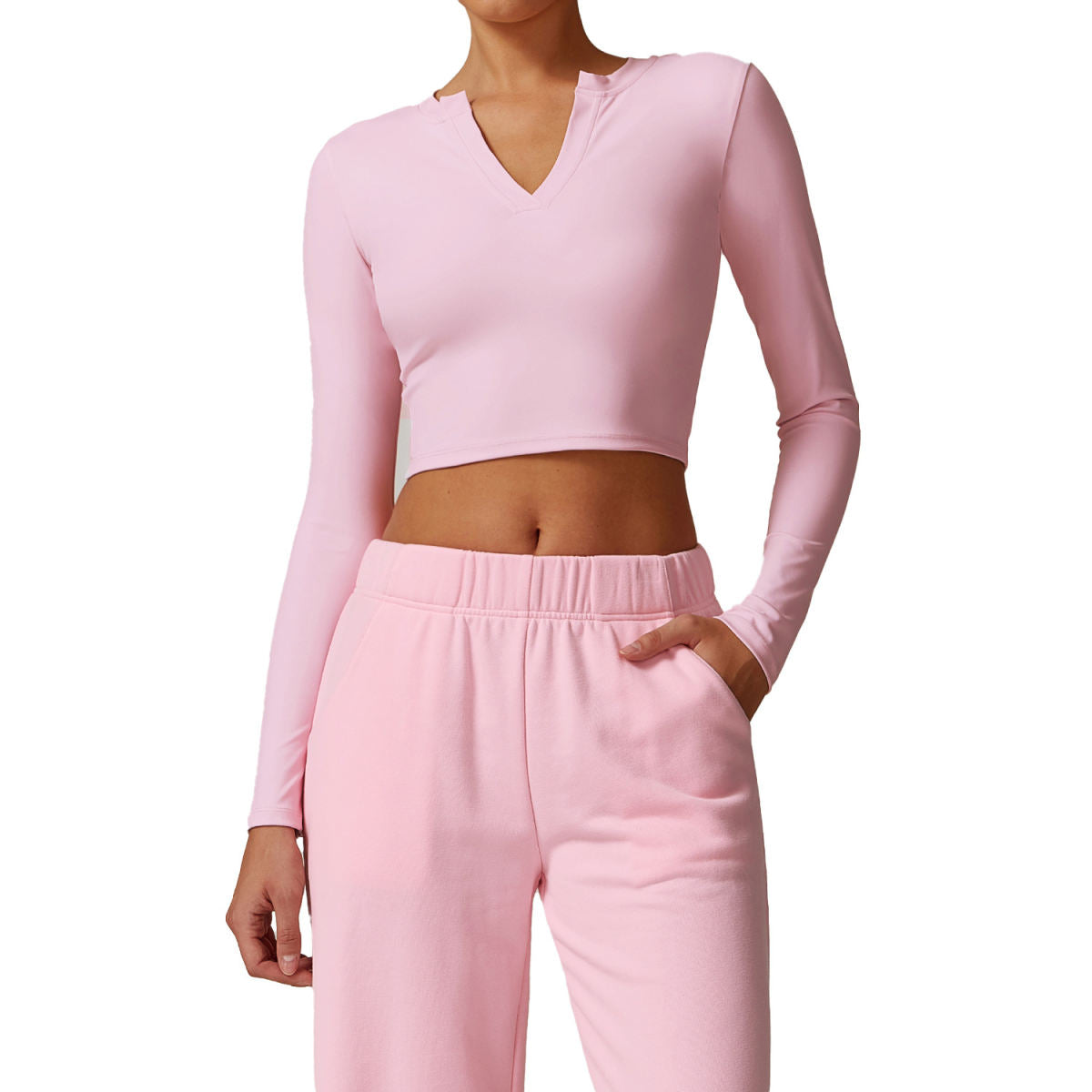 Tight Nude Feel Long-sleeved T-shirt Yoga Clothes Outdoor