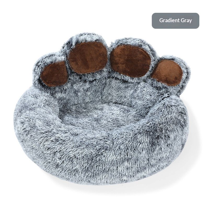 Warm Bear Paw Pet Nest In Winter