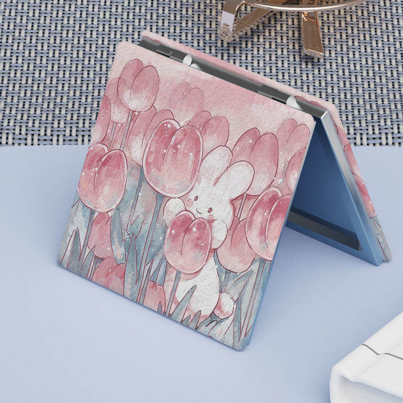 Tulip Rabbit Makeup Mirror Portable And Foldable