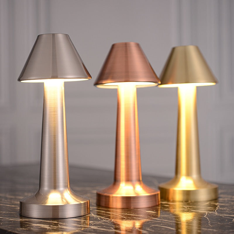 Metal Desktop Touch-Activated Creative USB-Charging Desk Lamp