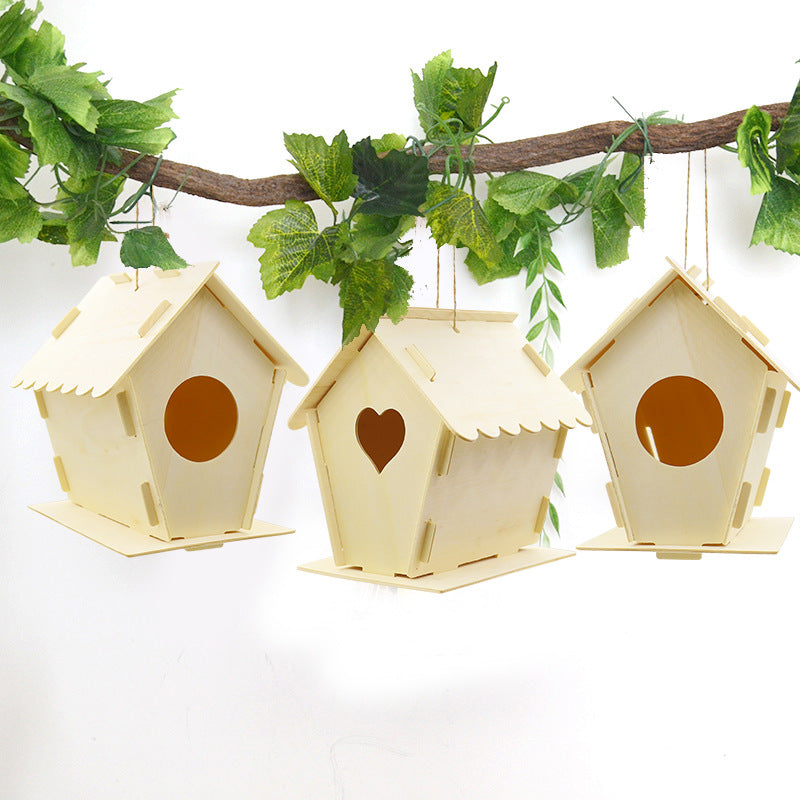Birdhouse DIY House-style Home Decor House Ornament