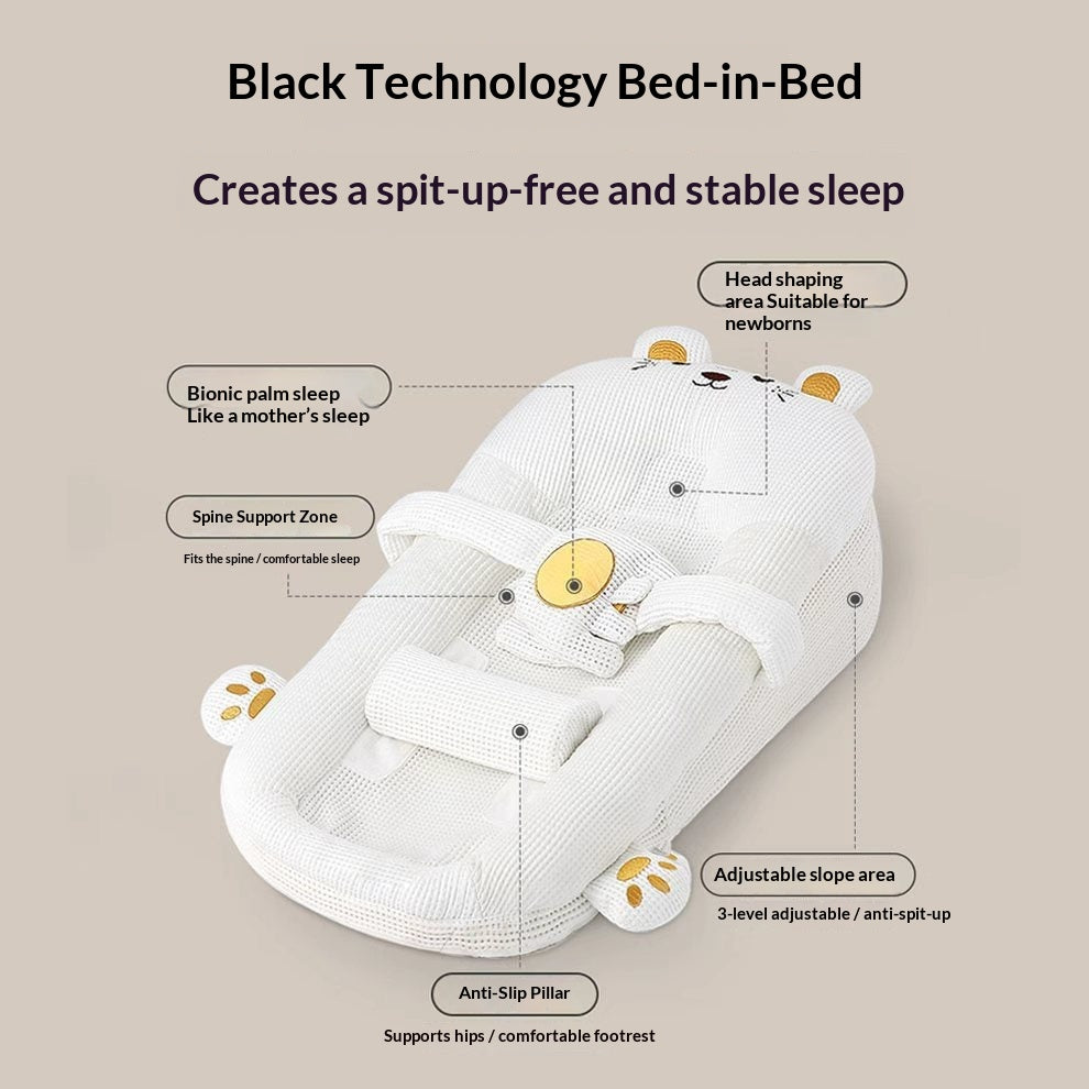 Breathable Pillow Baby Lying-Feeding Gadget Newborn Bionic Bed