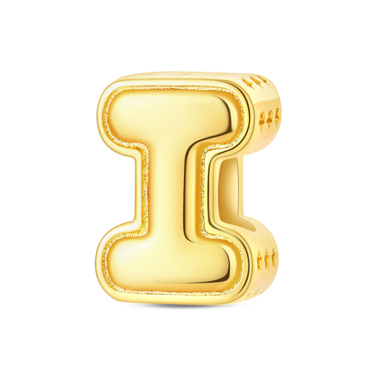 Gold-plated Copper DIY Bracelet Bead Accessories With English Letters