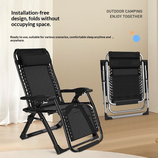 Home-use Folding Office Backrest Chair For Lunch Breaks