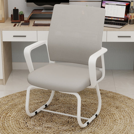 Minimalist Modern Office Chair Metal Frame, Soft & Comfortable, Home & Office Use, Multiple Colors Available
