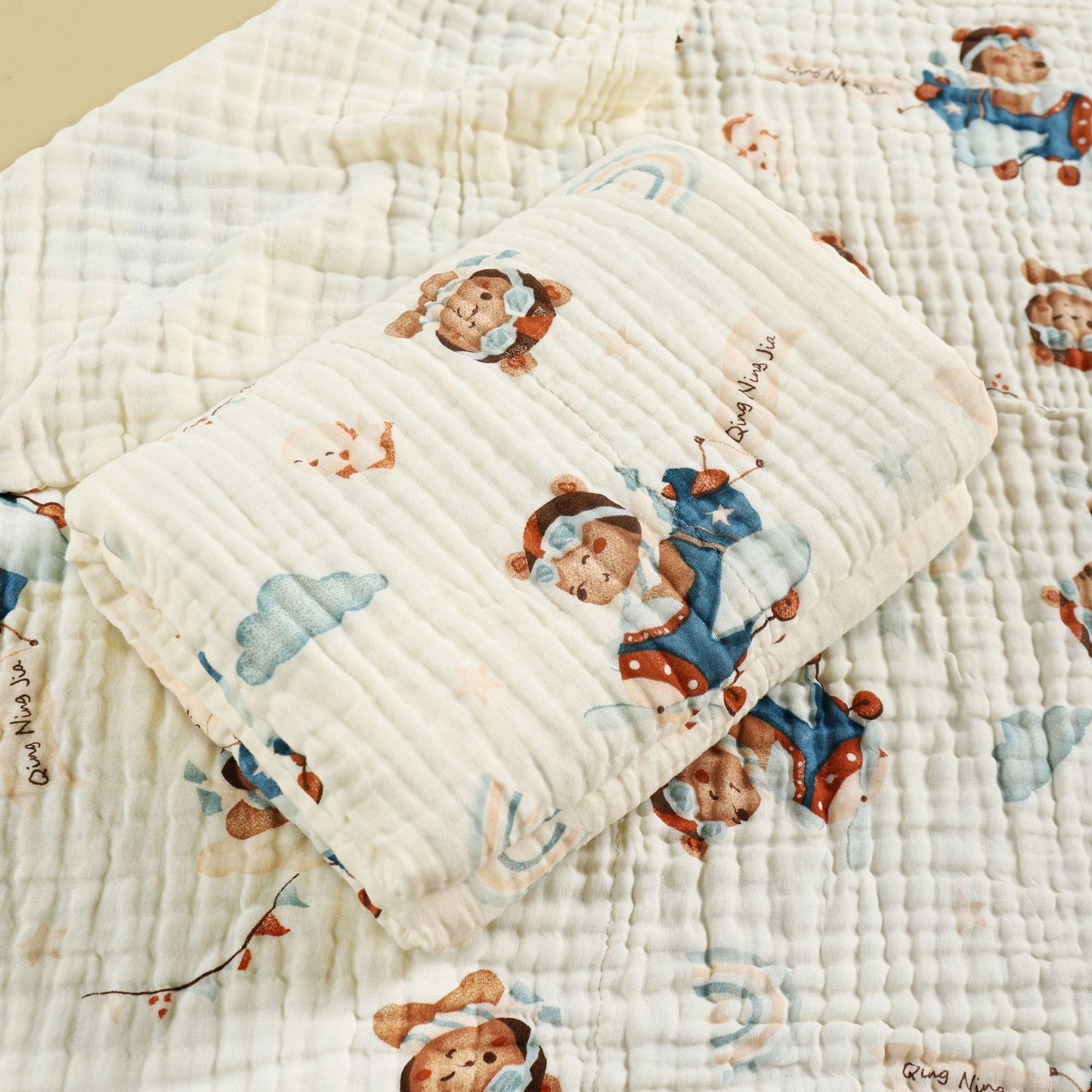 Baby Gauze Bath Towel Extra-thick Blanket