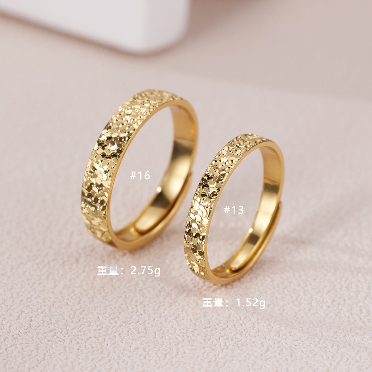 Fashion Hot S999 Fine Silver Sparkling Crushed Ice Couple Ring, New Hammered Adjustable Ring For Men Women