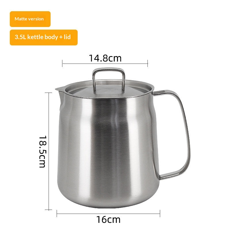 Thickened Stainless Steel Large-capacity Oil Strainer Jug For The Kitchen