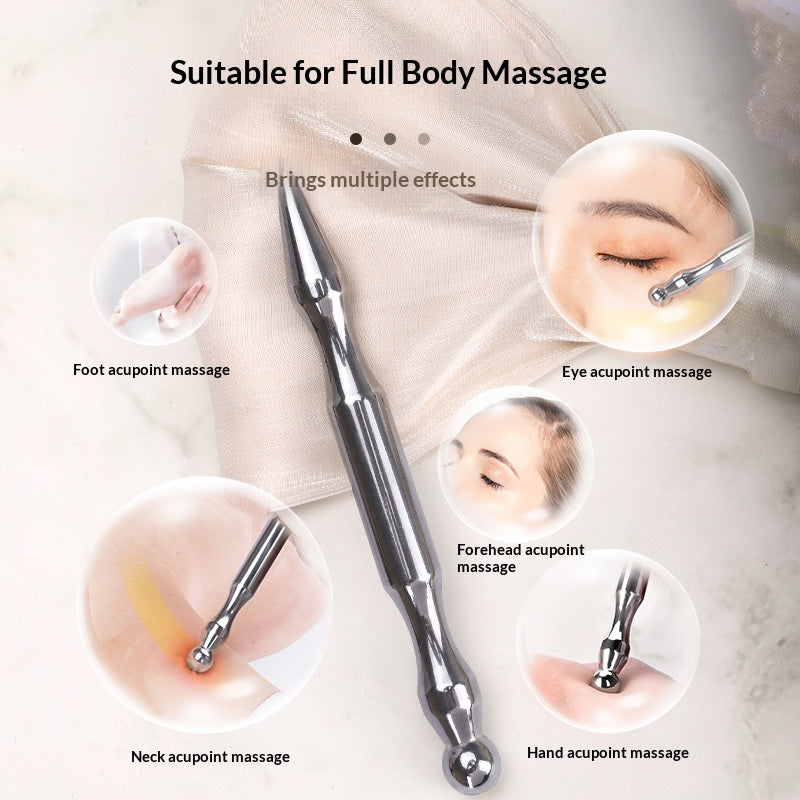 Full-body Universal Meridian Massage Foot Massager With Dual-head Acupoint Stick