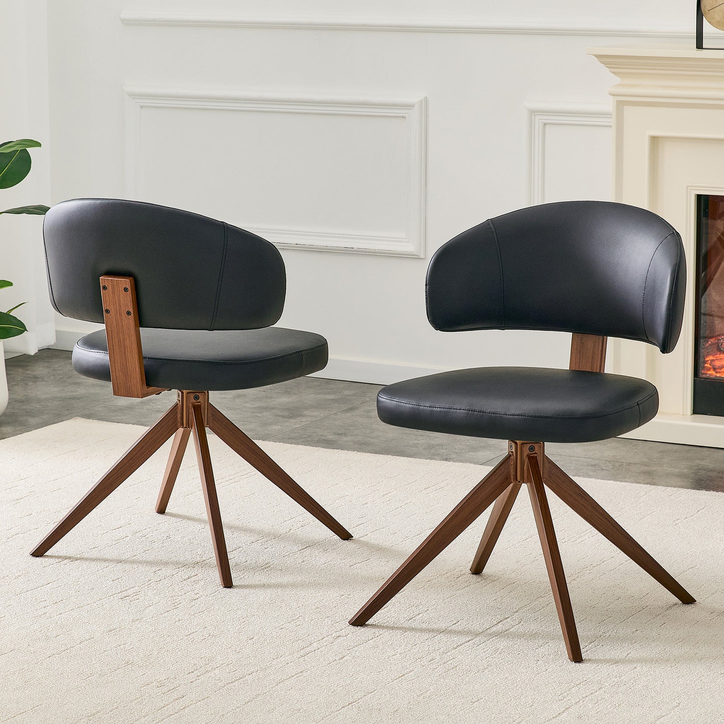Modern Swivel Chair With Metal Frame, Comfortable Upholstery, 360 Swivel, Ideal For Office And Living Room