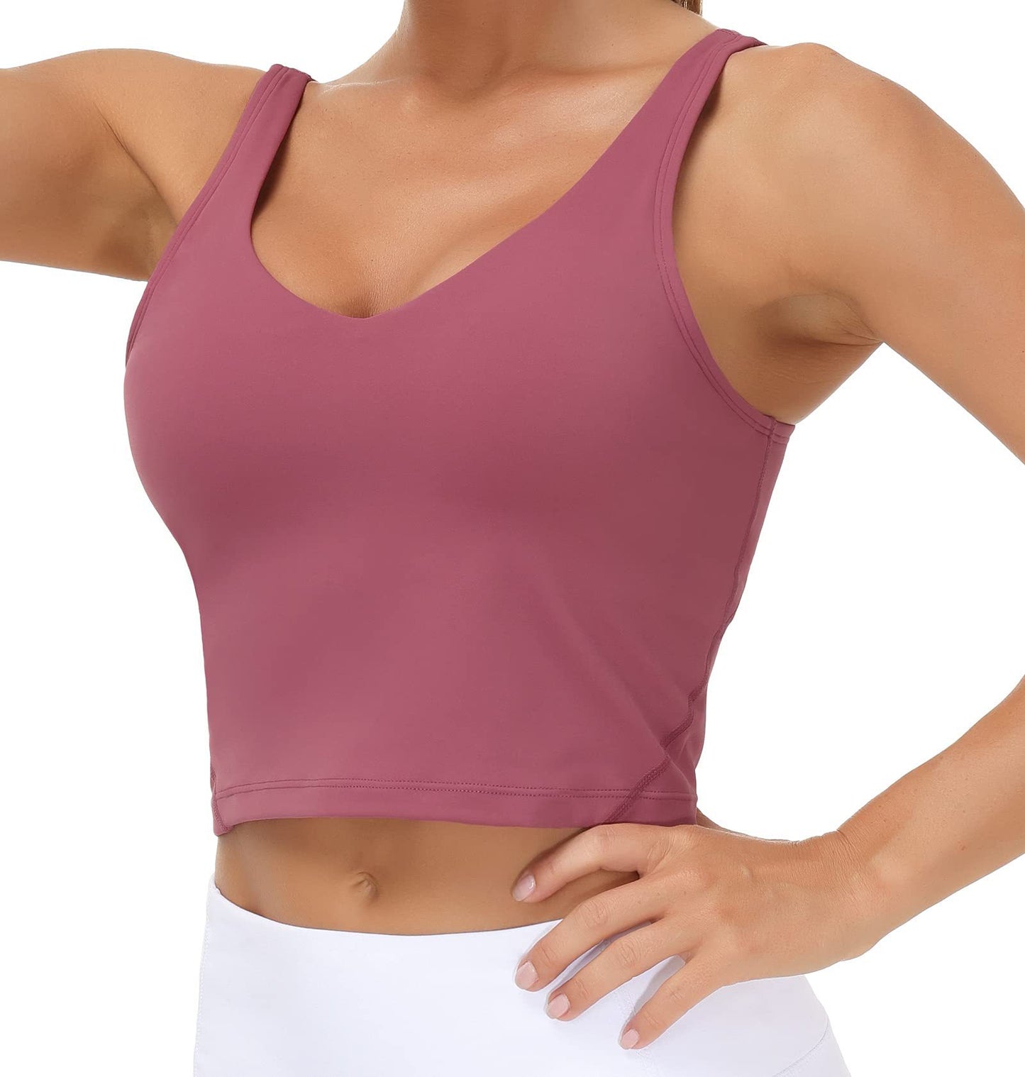 Women's Multi-color Chest Pad Breathable Shockproof Sports Workout Beauty Back Seamless Underwear